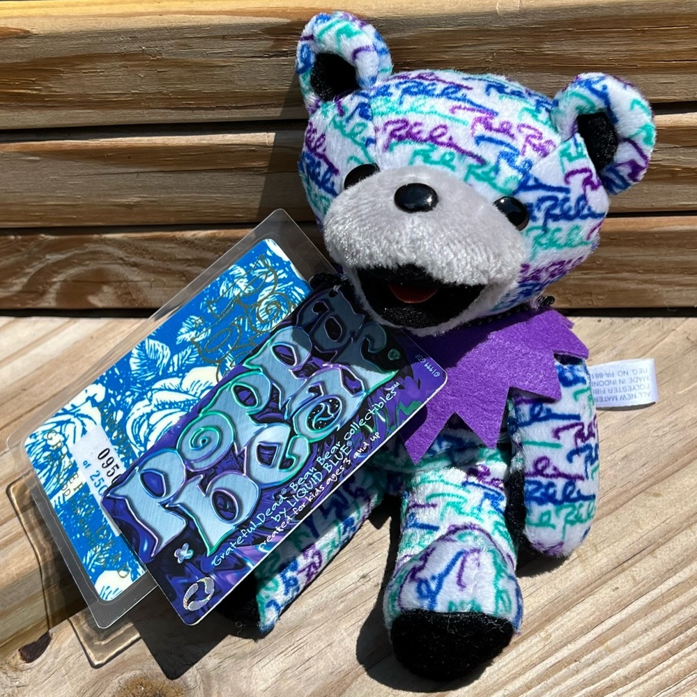 - Poppa Bear Liquid Blue Beanie Baby Collectible! NEW!